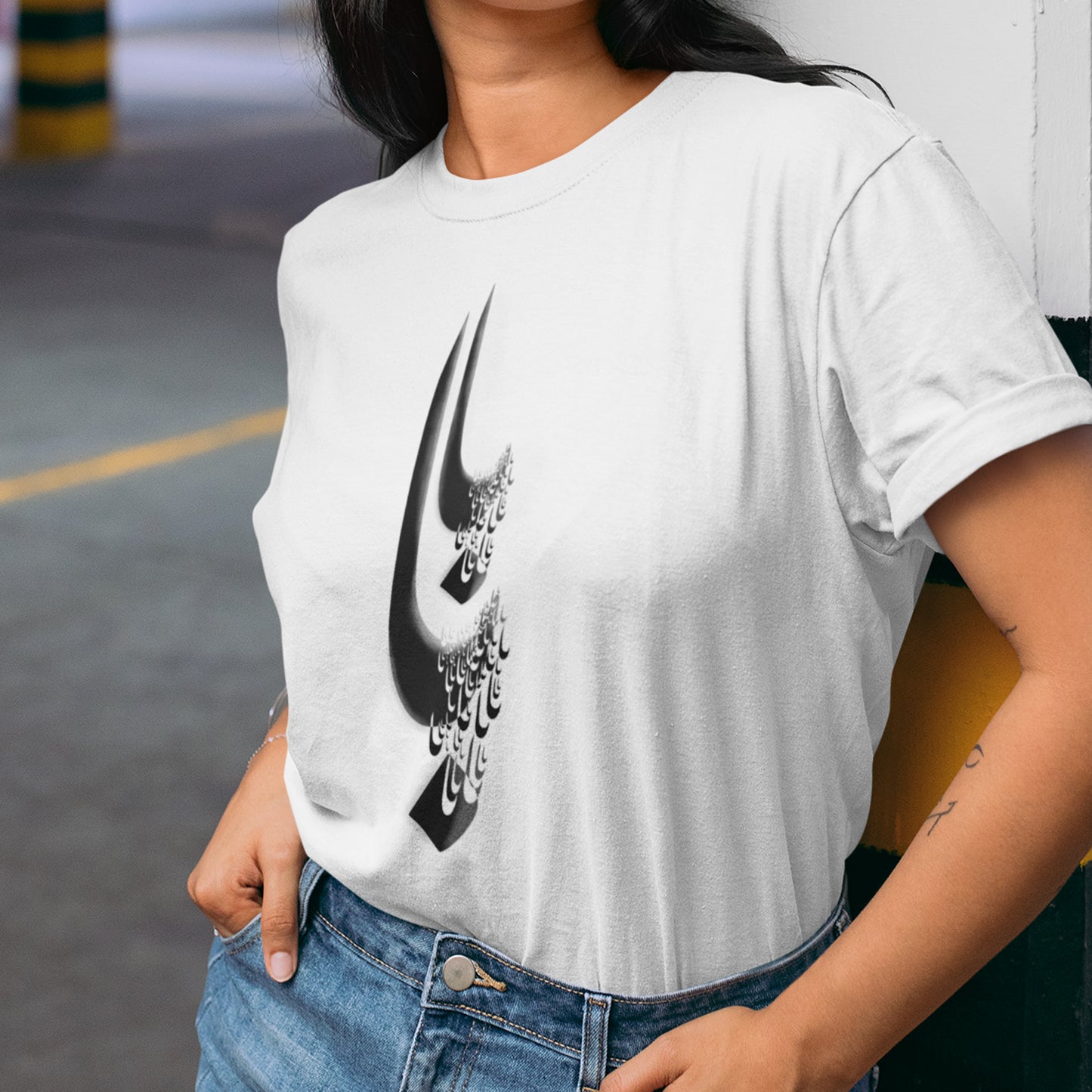 BaBa Graphic Tee, Persian Father’s Day Shirt, Minimal Calligraphy T Shirt, Unisex 2