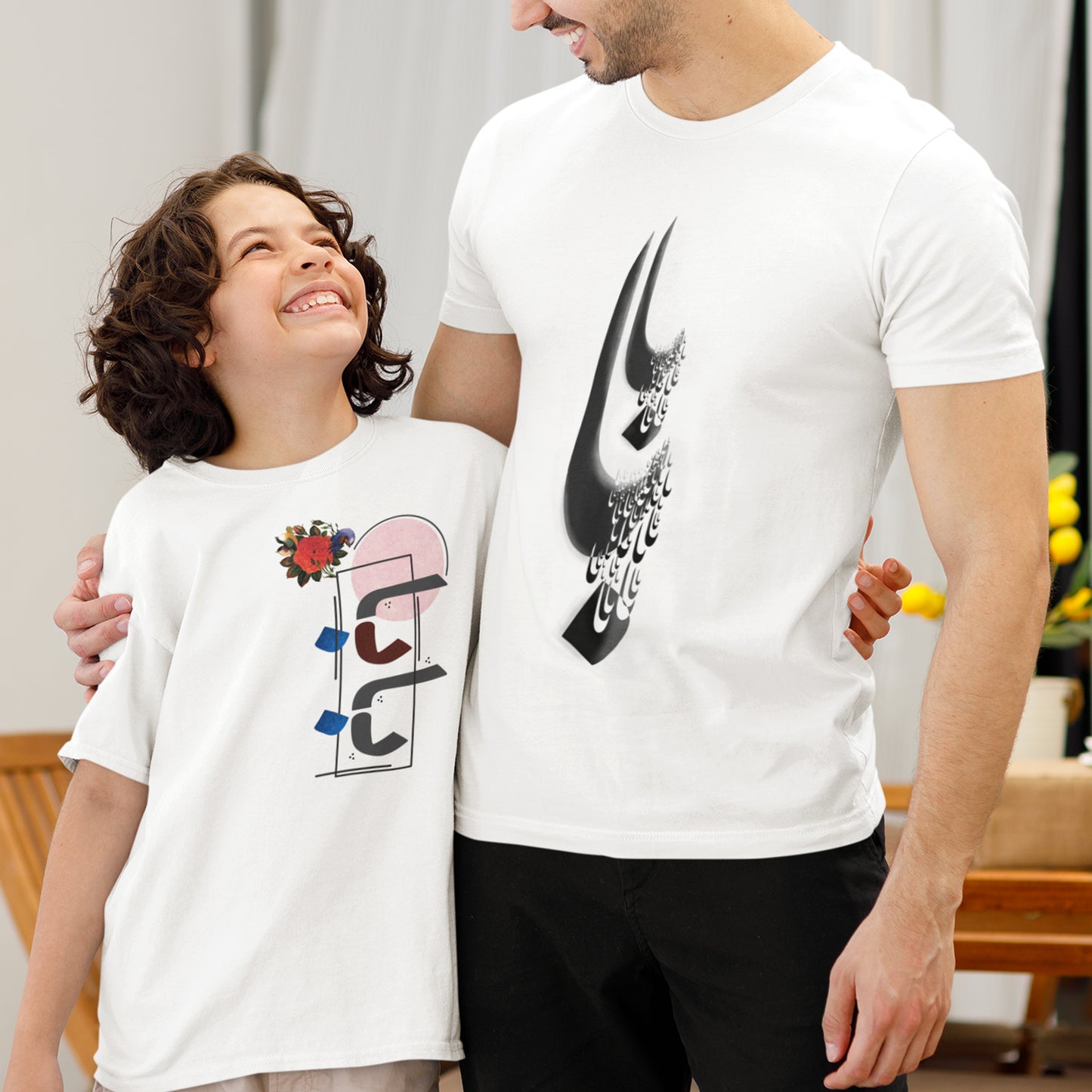 BaBa Graphic Tee, Persian Father’s Day Shirt, Minimal Calligraphy T Shirt, Unisex 2