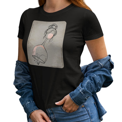 Funny T-Shirt, Wine Down Weeken,  Iranian Art Shirt, Unique Gift for Her, Art line Persian Design