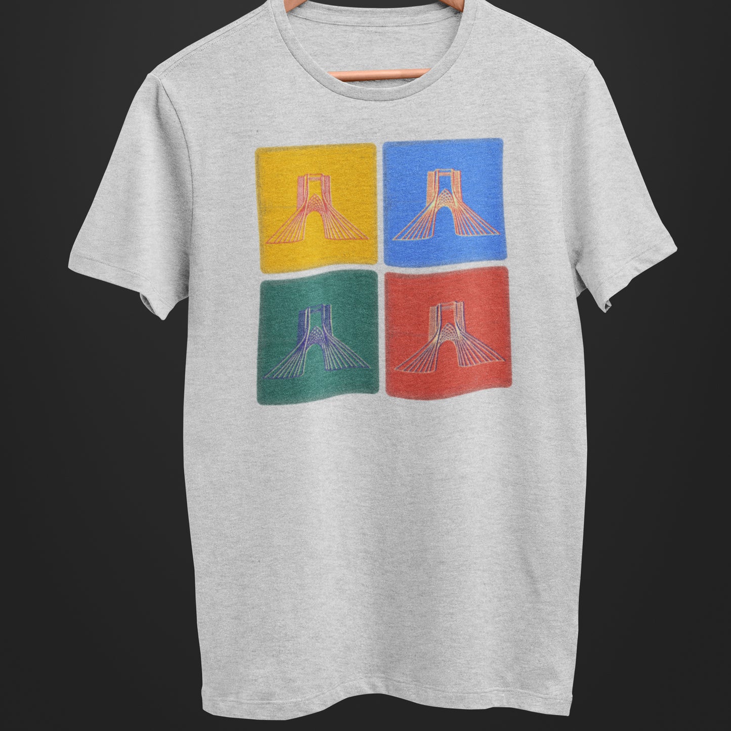 Persian T-Shirt, Azadi, Iranian Art Shirt, Unique Gift for Her/Him, Minimalist Persian Design