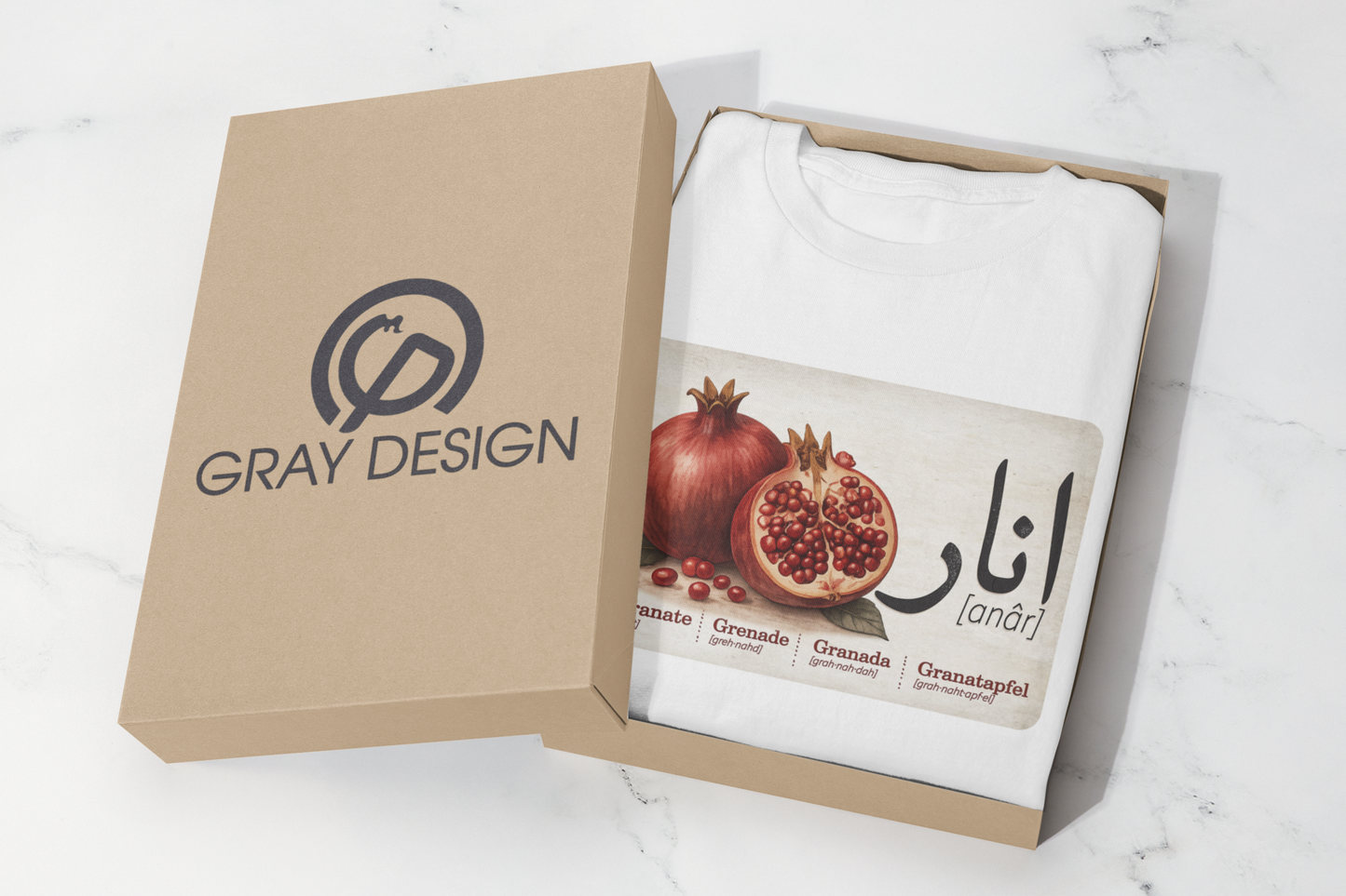 Pomegranate Graphic Tee, Persian Anar Shirt, Minimal Botanical T Shirt, Unisex