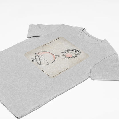 Funny T-Shirt, Wine Down Weeken,  Iranian Art Shirt, Unique Gift for Her, Art line Persian Design
