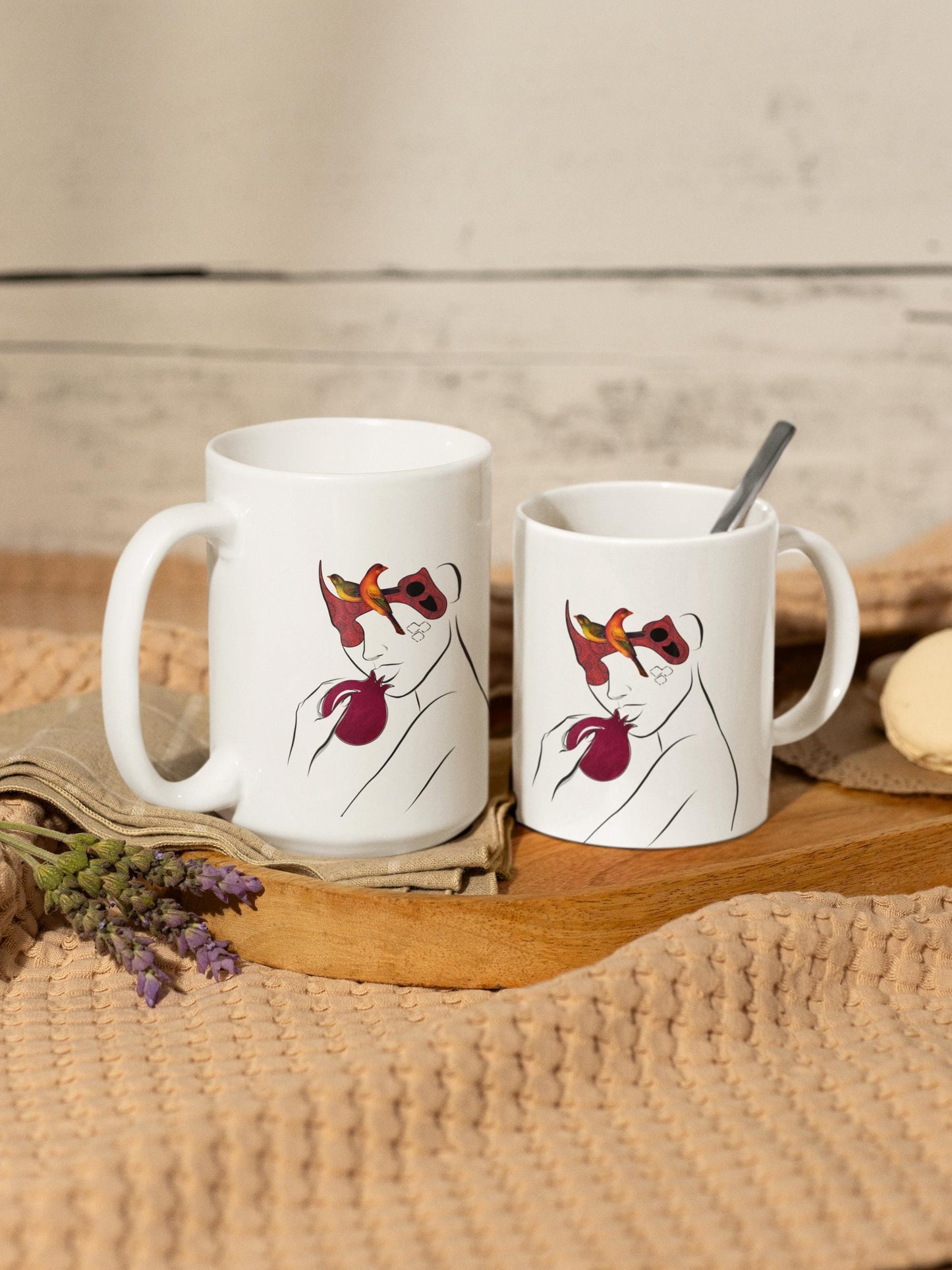Persian Yalda Mug,  Farsi Calligraphy, Iranian Gift, 11oz/15oz Coffee Cup