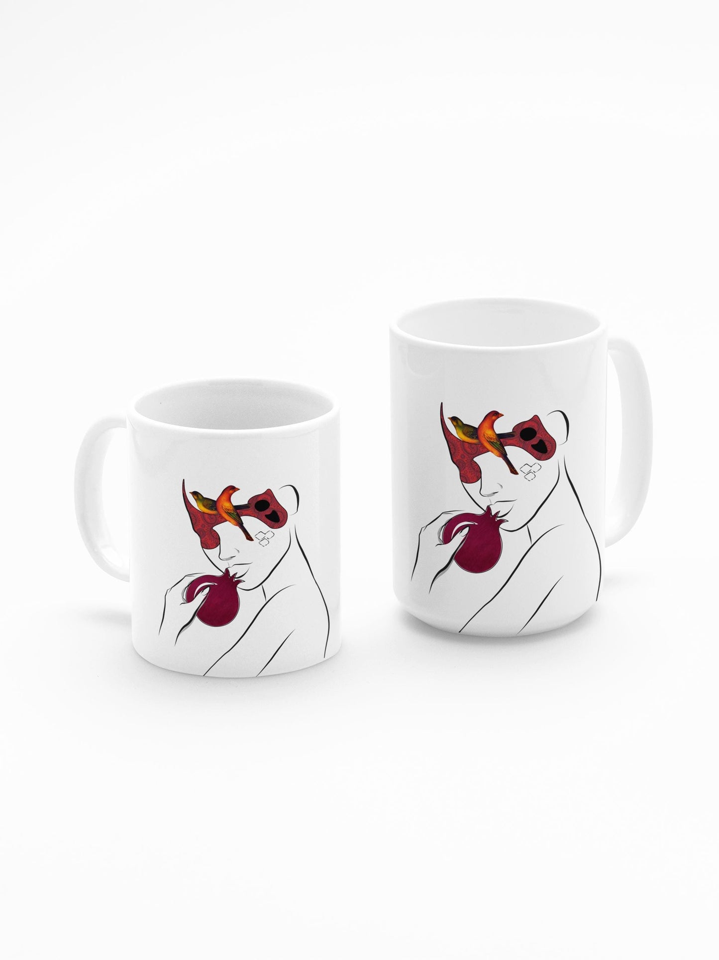 Persian Yalda Mug,  Farsi Calligraphy, Iranian Gift, 11oz/15oz Coffee Cup