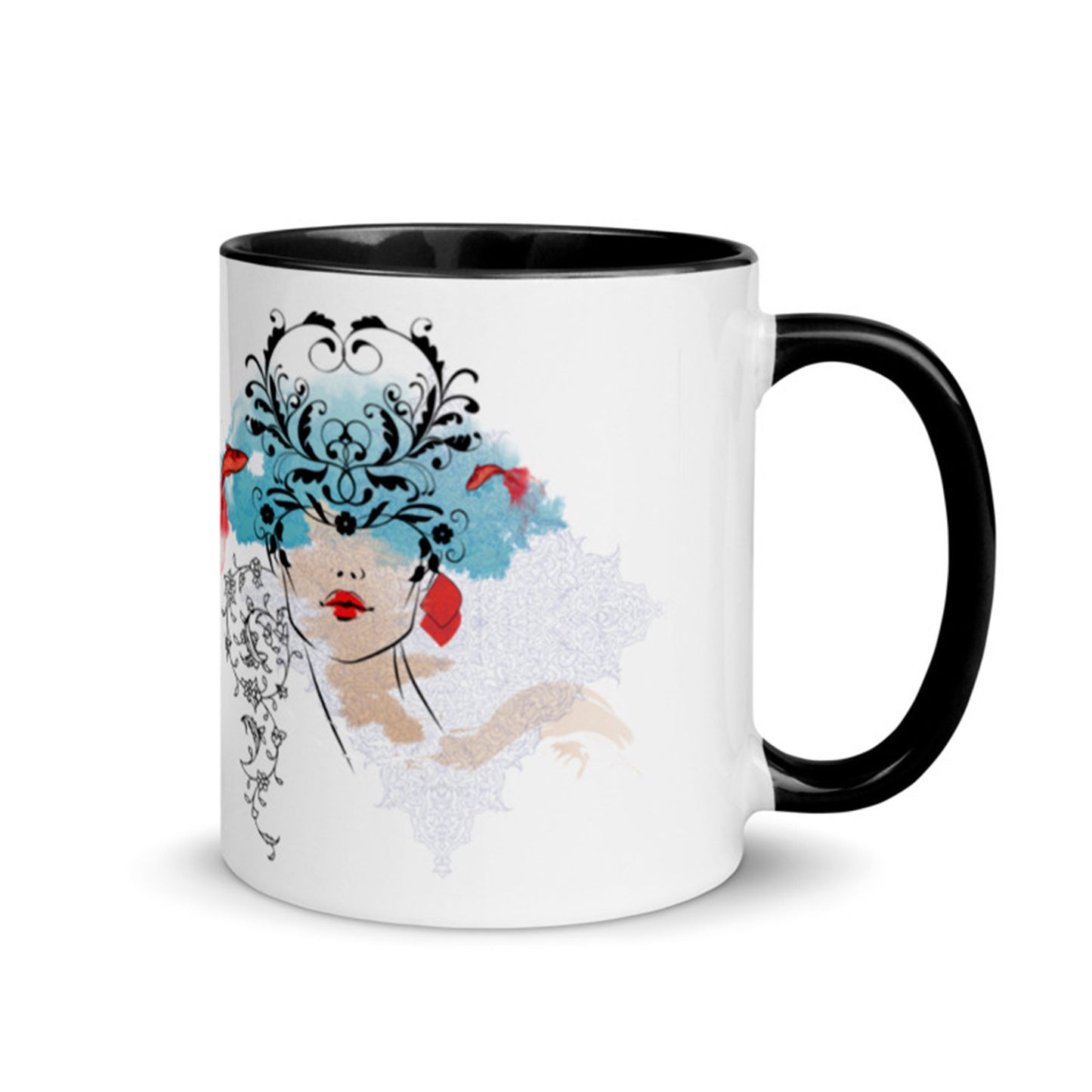Persian Happy Norouz Mug, Personalized Coffee Cup, Persian Art Gift