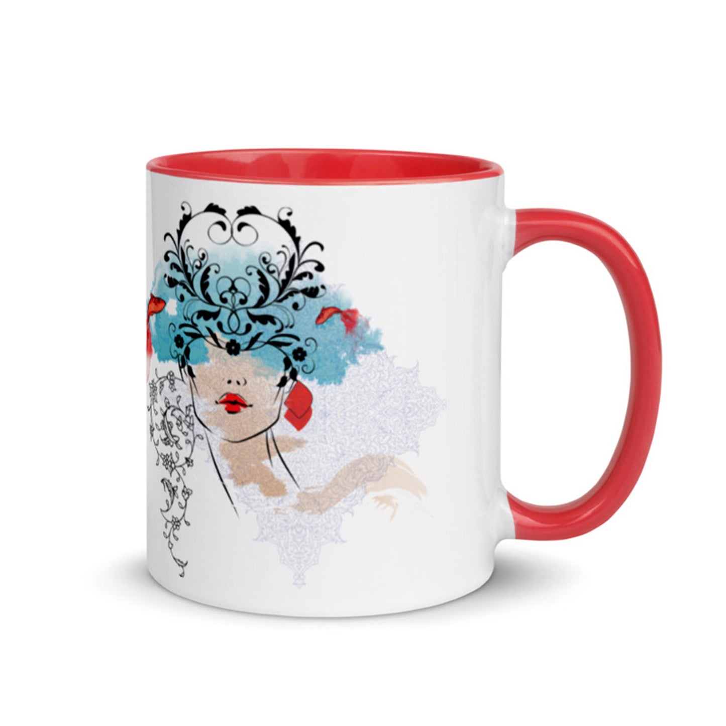 Persian Happy Norouz Mug, Personalized Coffee Cup, Persian Art Gift