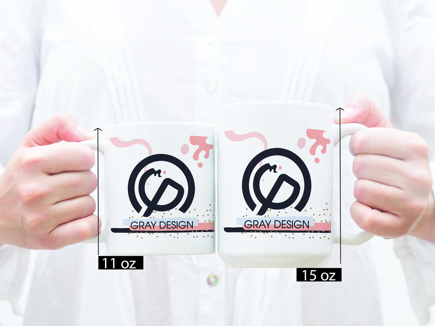 Custom Photo Mug | Personalized Ceramic Coffee Cup | 11oz 15oz Gift