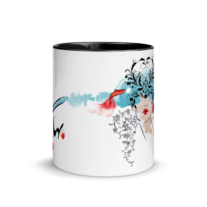 Persian Happy Norouz Mug, Personalized Coffee Cup, Persian Art Gift