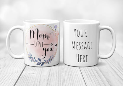 Personalized Mom Coffee Mug, Mother's Day Gift, 11oz Ceramic