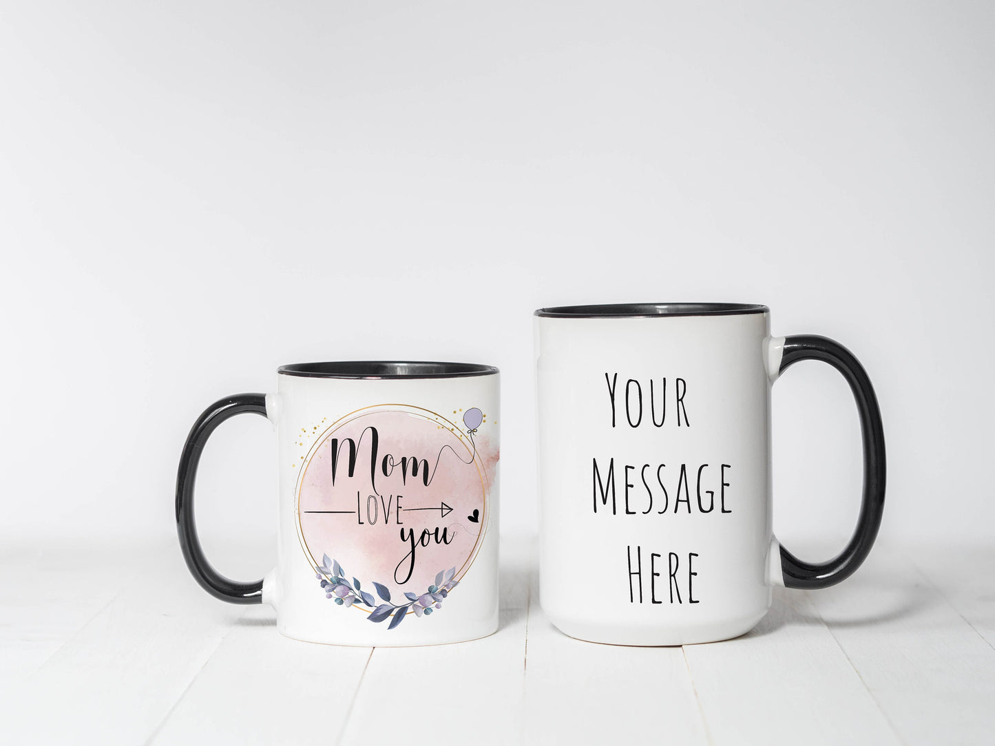 Personalized Mom Coffee Mug, Mother's Day Gift, 11oz Ceramic