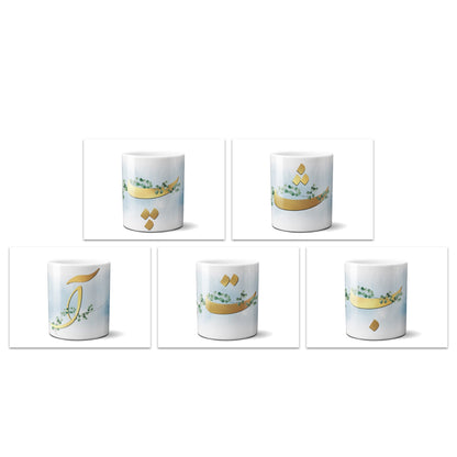 Personalized Persian Initial Mug | Farsi Monogram Coffee Cup