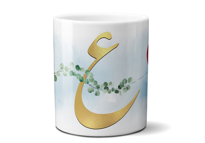 Personalized Persian Initial Mug | Farsi Monogram Coffee Cup