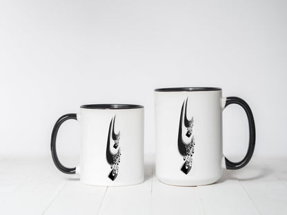 Persian Calligraphy Father's Day Coffee Mug, Baba Pedar
