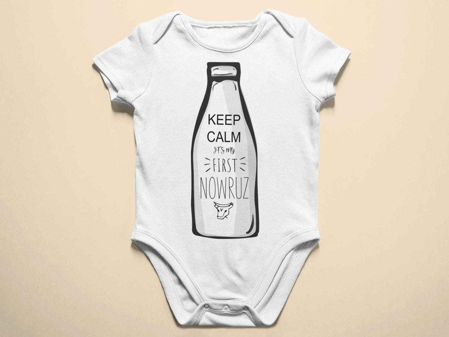 Nowruz Baby Onesie | Keep Calm Persian New Year Outfit | First Nowruz Gift