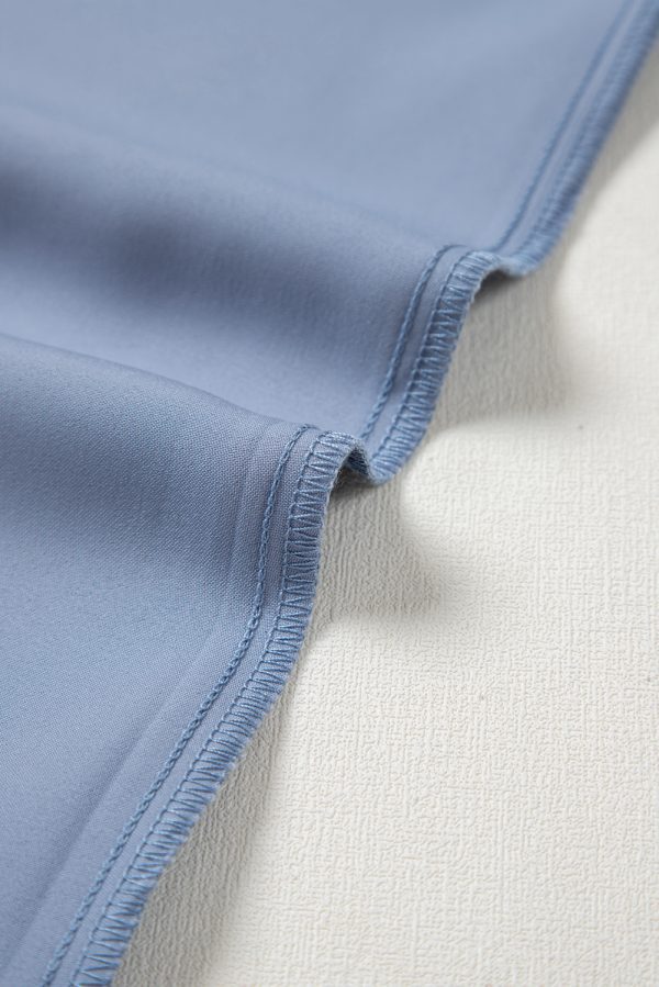 Ivy Asymmetric Pleated Turtleneck Bell Sleeve Blouse - Image 13