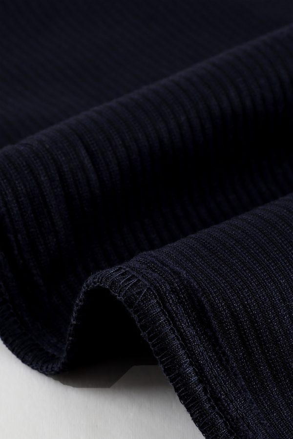 Dark Blue Corduroy Button Pocket Shirt - Image 7