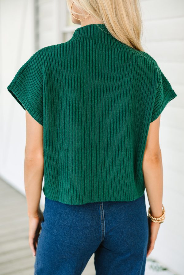 Pink Patch Pocket Ribbed Knit Short Sleeve Sweater - Image 24